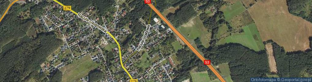 Zdjęcie satelitarne Racula-Kalinowa ul.